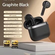 Écouteurs sans fil, casque Bluetooth 5.3 avec étui de charge Lightning inclus, plus de 24 heures d'autonomie, installation sans effort pour téléphone. Casque sans fil, casque supra-auriculaire, casque d'écoute sans fil 160 mAh