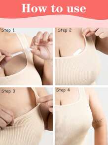 100pcs Anti-Slip Adhesive Tapes, Our Fashionable Tapes Ensure Your Clothing Stays Perfectly In Place, Preventing Slipping, Visible Straps And Sagging Necklines. Made With High-Quality Materials, You Can Be Assured It Is Safe For Skin And Most Fabrics. Ideal For Dresses, Lingerie, Swimwear And Everyday Wear, Providing Discreet And Reliable Fixation.