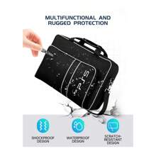 Funda de transporte para Playstation5, bolsa de viaje y estuche de almacenamiento compatible con la consola PlayStation 5 edición disco/digital, bolsa protectora con asa para la consola PlayStation 5, controles y tarjetas de juego