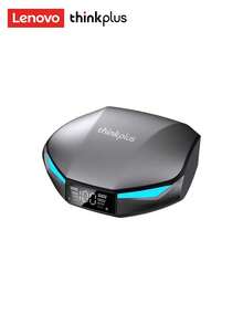 Lenovo XT53 Bluetooth Earphones, Half In-Ear, Gaming Mode With Low Latency, Waterproof, Sports & Running, High-Quality Audio, Microphone, LED Display Battery Level, Long Lasting, Wireless Earbuds, Compatible With Smartphones, Tablets, Laptops - Iron Gray - View 8