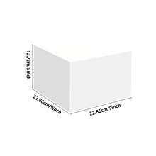 白色亚克力自助餐食品管、派对餐饮甜点蛋糕架、收藏珠宝展示架、白色立方体盒（带嵌套管），适用于派对和庆祝活动 - 白色 - 查看 7