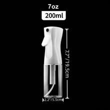 1pc 7oz/10oz/17oz Hair Spray Bottle – Superfine Continuous Water Mister For Hairstyling, Cleaning
