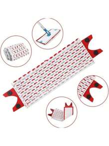 Replacement Pad For Flat Rotating Mop, Suitable For Wet & Dry Use, Absorbent And Effective Cleaning
