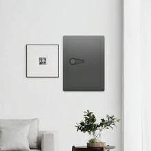 Wall Safes Between The Studs, Hidden Safe With Digital Keypad, Removable Shelves, In Wall Safe For Firearms, Gun, Valuables (Black) - Multicolor - View 1