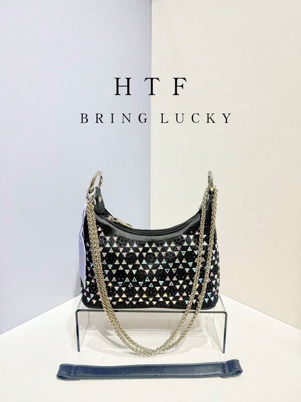 Borsa da donna di alta qualità e di nicchia, borsa da sera in diamante delicata, borsa a tracolla di grande capacità, adatta per occasioni quotidiane di lavoro o casual, matrimonio, cerimonia nuziale, festa, appuntamento, festa, club, regalo per se stessi, amici, moglie, ecc.