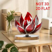 一套 2D 平面亚克力优雅水晶莲花装饰，多功能节日装饰，适用于家庭和办公室、房间装饰、卧室装饰 - 多顏色 - 查看 6