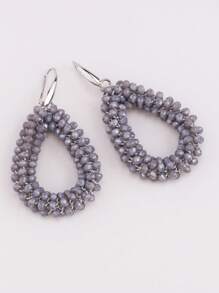 sehuoran Handcrafted Bohemian Beaded Water Drip Drop & Dangle Earrings For Women, Stainless Steel Ear Needle, Fashionable Boho Western Style Jewelry For Party And Banquet, Christmas Gift Idea, Versatile For All Seasons