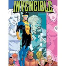 1 pièce Affiches d'art mural sans cadre, Pop Art Deco Invincible Comic War Canvas Poster, Impression d'art mural sans cadre pour la maison, le bureau, le salon, la salle de classe - Œuvre d'art d'intérieur, décoration saisonnière, idée de cadeau facultative
