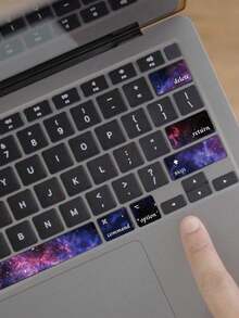 1 Miếng Dán Decal Bàn Phím Một Phần Pro 13.3", Chất Liệu PVC Để Làm Đẹp Bàn Phím Laptop, Chống Trầy Xước, Dễ Bóc Và Dán, 4.72X4.01 Inch - Nhiều màu - Xem 6