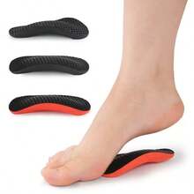 2 件足弓支撑半鞋垫，EVA 柔软舒适脚垫，适用于运动鞋、休闲鞋、皮鞋、平底鞋