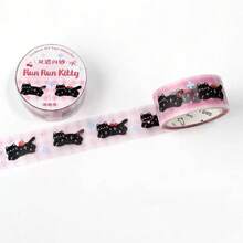 1 Cuộn Băng dính trang trí Washi bằng chất liệu PET lấp lánh, dễ thương dùng để làm sổ lưu niệm, nhật ký, điện thoại, sổ tay, nhật ký trở lại trường - Nhiều màu - Xem 11