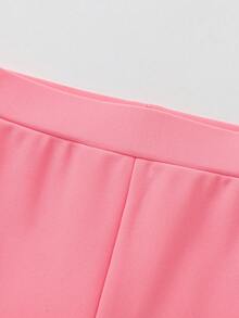 Balabala Young Girl' UV Protection 2 Pieces Swimsuit, Comfortable & Flexible - Pink - View 8