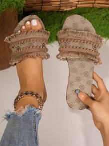 Nouvelles sandales plates d'été pour femmes, style rétro romain, avec bout ouvert, confortables et , chaussures à bout ouvert