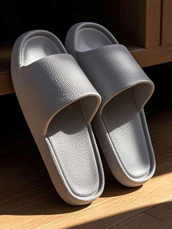 Luxury Couple Leather Texture Slippers, Comfortable Minimalist, Soft & Non-Slip, Suitable For Indoor And Outdoor Wear