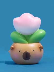 Figura decorativa miniatura de resina de suculenta para escritorio - Multicolor - Ver 7