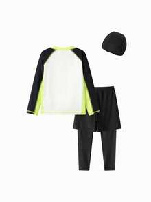 Balabala 男童两件套泳衣，耐氯和防紫外线