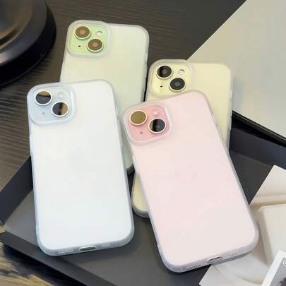 Minimally Matte Compatible With Apple 16/15/14 Promax Phone Case 11/12/13 All Inclusive Xr/7/8 Plus All Inclusive Lightweight And Anti Drop Soft Case Waterproof Shockproof Scratch Resistant