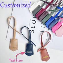 Customized Initial Letters Or Name 1pc PU Leather Women Handbag Hanging Tag Charm, Monogrammed Bag Hanging Ornament Tag Pendant For Travel, For Birthday Gift, For Christmas Gift, For Valentine's Day Gift, Personalized PU Leather Girls Keychain Charm, Key Chain DIY Craft Accessories - Clear - View 1
