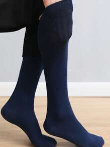 1Pair Of Men's Tall Socks, Breathable And Comfortable, Men's Business Socks, Suitable For All Seasons