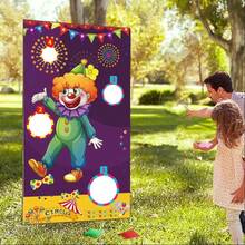 1pc Carnival Circus Game Bean Bag Flags, Party Banners, Pull Circus Party Outdoor Banners, Throwing Outdoor Party Game Props Birthday Gifts, Party Flags, Party Supplies, Birthday Banners, Home Decorations - Multicolor - View 15