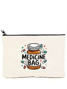 便携式小型急救包，紧凑型药盒，急救包和药品容器，适用于户外旅行和办公用途 - 白色 - 查看 3