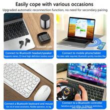 Network Card 1300Mbps WiFi6 Driver-Free Dual-Band 5G Bluetooth 5.4 Two-In-One Computer External USB Receiver AP Transmitter Dual Antenna