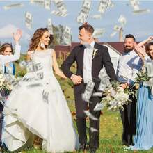 (2025 Upgraded Version)210-Party Game Props, Replica $ Entertainment Props Replica, Decoration Props Paper,Movie Props Dollar,  Holiday Birthday Gift, Valentine's Day Bouquet Props Paper - 210pcs - 查看 8