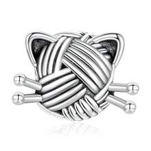 1 PC 925 Sterling Silver Pet Cat Pendant Cat Paw Beads Charm For Basic Bracelet DIY Making Accessories For Women Pet Lover - Silver - View 17