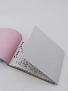 Thank You Receipt Books With Cardboard, 2-Part Small Business Carbon-Free Invoice Book 3.74x5.12 Inches(Set Of 50) Order Book Receipt Books Invoice Book For Business,School Supplies,Back To School