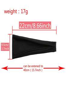 1pc Unisex Moisture-Wicking Athletic Headband - Perfect For Outdoor Running And Gym Workout
