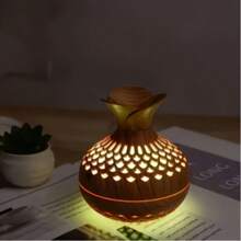 Flower Humidifier Light Sound Humidification Colorful Atmosphere Light Bedroom Office Desktop Decoration Creative Gift