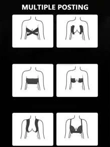 Nipple Stickers Tape With Box Push-Up Bra Strapless Chest Pads Bra Stickers Female Sticky Invisible Bra Nipple Stickers