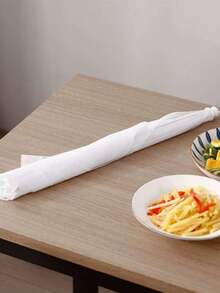 1pc Lace Mesh Food Cover, Dustproof Pop Up Umbrella Food Tent, Decorative Reusable Collapsible Food Covers For Table, Food Nets, Kitchen Tools - White - View 4