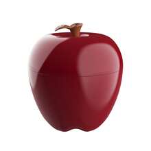 12 件苹果形状分类鸡蛋套装 - 蒙特梭利幼儿学习玩具，用于培养精细运动技能、形状和颜色识别，适合 10 个月以上婴儿的早期教育礼物（红苹果设计，男孩女孩圣诞节/生日礼物） - 酒紅色 - 查看 12