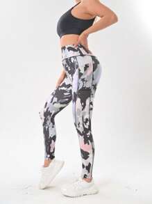 Fashionable Camouflage Women's Lift Butt Casual Sports Yoga Pants