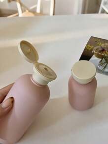Travel Silicone Refillable Bottles, Squeeze Bottles With Flip Cap For Creams, Lotions, Shampoo, Conditioner