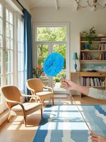 SHEIN2025 New Multi12FT Adjustable Ceiling Fan Duster With Microfiber Brush - Reusable, Machine Washable & Dust-Locking Tool For Whole House Cleaning Mother's Day Gift