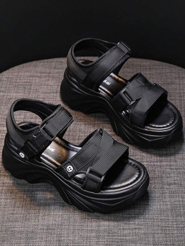 Comfortable Casual Fashion Versatile Women's Flat Platform Sports Sandals