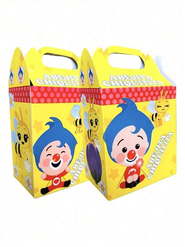 40 Cajas Dulceros Plim Plim Abejita Abeja Fiesta Aguinaldos
