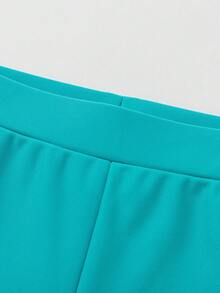 Balabala Kids' UV Protection 2 Pieces Swimsuit, Comfortable & Flexible - White Green Tone - View 8