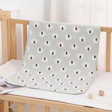 1pc 100% Cotton Waterproof & Breathable Reusable Incontinence Pad, Baby Crib Mattress Protector, Stroller, Bassinet, Car Seat, Menstrual Pad, Elderly Care, Pet Mat, Suitable For Children Dorm, Back To School