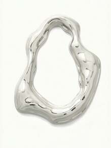 1pc Asymmetrical Metal Custom Designed Large Hijab Scarf Clip Holder Women Brooch