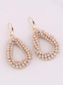 sehuoran Handcrafted Bohemian Beaded Water Drip Drop & Dangle Earrings For Women, Stainless Steel Ear Needle, Fashionable Boho Western Style Jewelry For Party And Banquet, Christmas Gift Idea, Versatile For All Seasons