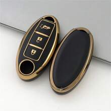 3 Buttons For Nissan Key Fob Cover Key Case For Trail For ARIYA For Qashqai For Geniss For Pathfinder Anti Fall And Dust-Proof Keybag