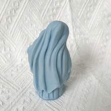 1pc Multifunctional Silicone Mold, Madonna Holding Baby DIY Design - White - View 3