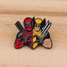 Marvel Lindo pin de esmalte, prendedores, insignias para mochila, broches de mujer, regalo de joyería de accesorios de moda para la ropa