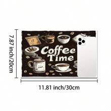 1 pieza Felpudo drenante para encimera de cocina, alfombrilla antideslizante absorbente de agua, felpudo de uso múltiple lavable para encimeras, cafeteras, mesas de comedor, platos