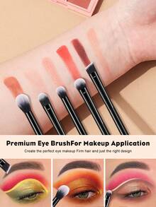 2/10/13件套化妆刷套装，这些化妆刷采用优质合成纤维制成，涵盖多种类型，例如散粉刷、粉底刷、晕染刷、定妆粉刷、腮红刷、遮瑕刷和眼影刷。适合所有肤质和人群。 - 彩色 - 查看 6