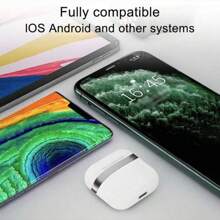 Écouteurs sans fil, casque Bluetooth 5.3 avec étui de charge Lightning inclus, plus de 24 heures d'autonomie, installation sans effort pour téléphone. Casque sans fil, casque supra-auriculaire, casque d'écoute sans fil 160 mAh