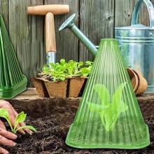 DIY Plant Growth Watch Cover Reusable Planting Tent Garden Yard Seedling Plastic Bell Box Plant Shield From Birds Frosted Snails